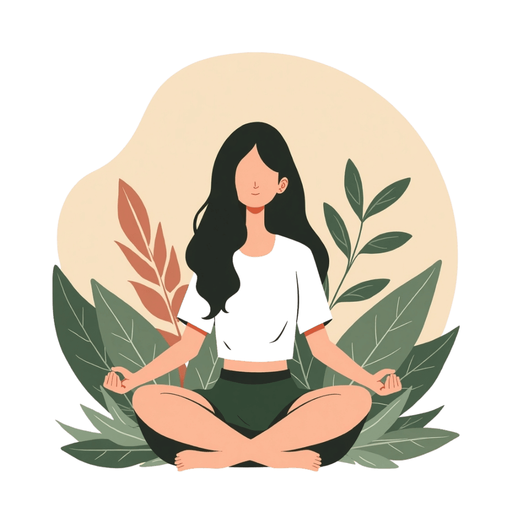 Mujer meditando